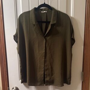 Maurices Olive Green Blouse